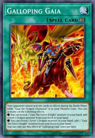 Galloping Gaia Common ROTD-EN049 Rise of the Duelist Yugioh card