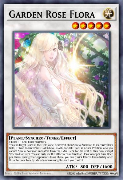 Garden Rose Flora Rare MP22-EN078 2022 Tin of the Pharaohs Gods Yugioh card