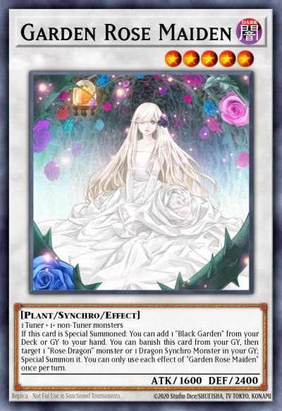 Garden Rose Maiden Starlight Rare DOOD-EN101 Doom of Dimensions Yugioh card