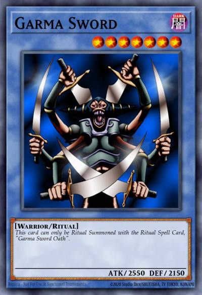 Garma Sword Super Rare TP8-EN005 Tournament Pack 8 Yugioh card