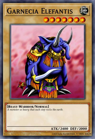 Garnecia Elefantis Super Rare MRD-125 Metal Raiders Yugioh card