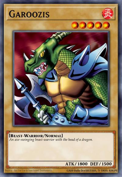 Garoozis Common LCJW-EN009 Legendary Collection 4 Joeys World Mega Pack Yugioh card