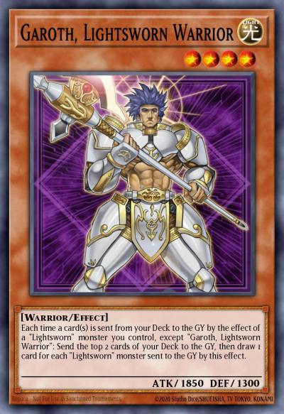 Garoth Lightsworn Warrior Common BLC1-EN056 Battles of Legend Chapter 1 Yugioh card
