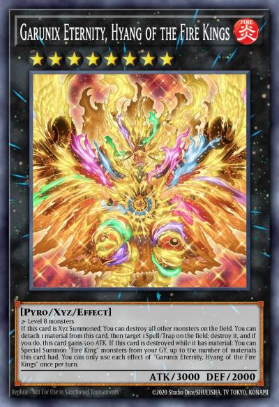 Garunix Eternity Hyang of the Fire Kings Secret Rare 25LP-EN003 Limited Pack World Championship 2025 Yugioh card