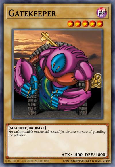 Gatekeeper Common SBSC-EN022 Speed Duel Scars of Battle Yugioh card