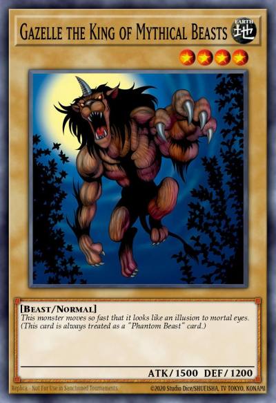 Gazelle the King of Mythical Beasts Common DB2-EN071 Dark Beginning 2 Yugioh card