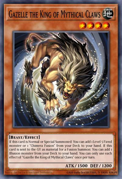 Gazelle the King of Mythical Claws Prismatic Secret Rare MP24-EN091 25th Anniversary Tin Dueling Mirrors Yugioh card