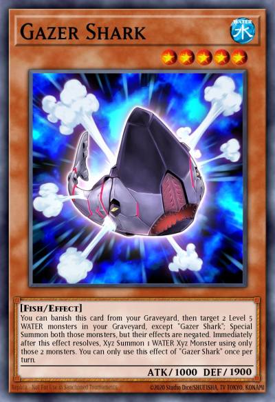 Gazer Shark Common PRIO-EN006 Primal Origin Yugioh card