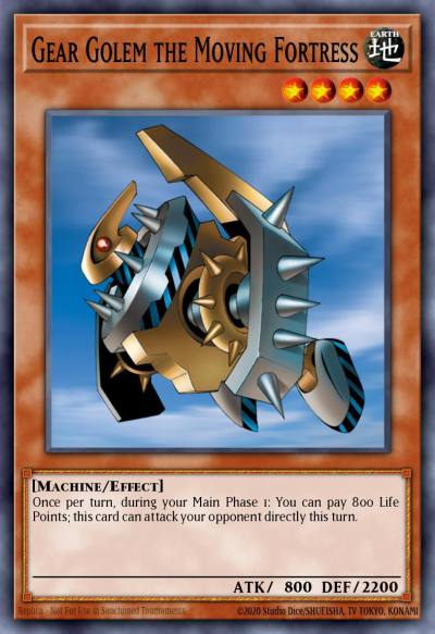 Gear Golem the Moving Fortress Ultra Rare AST-018 Ancient Sanctuary Yugioh card