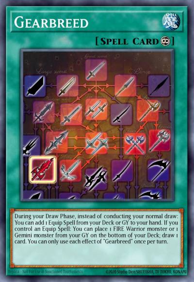 Gearbreed Rare TOCH-EN016 Toon Chaos Yugioh card