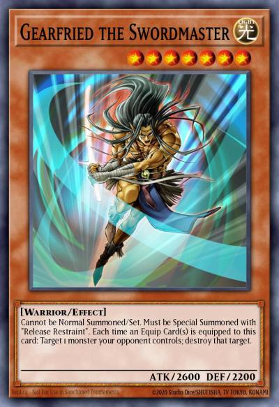 Gearfried the Swordmaster Ultra Rare DR3-EN142 Dark Revelation Volume 3 Yugioh card