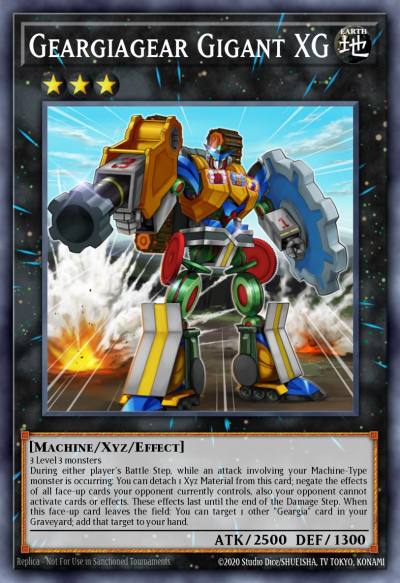 Geargiagear Gigant XG Ultra Rare SDGR-EN034 Geargia Rampage Structure Deck Yugioh card