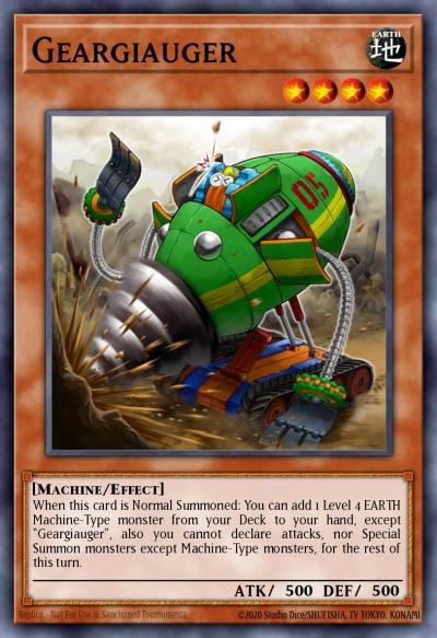 Geargiauger Ultra Rare SDGR-EN003 Geargia Rampage Structure Deck Yugioh card