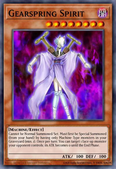 Gearspring Spirit Duel Terminal Normal Parallel Rare DT07-EN058 Duel Terminal 7b Yugioh card