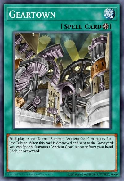 Geartown Common SDGR-EN021 Geargia Rampage Structure Deck Yugioh card