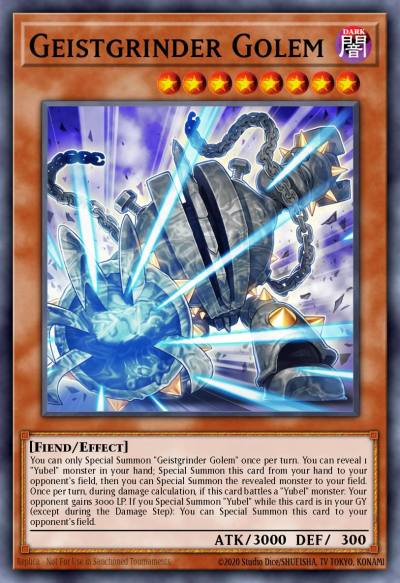Geistgrinder Golem Common MP25-EN301 2025 Mega-Pack Tin Yugioh card