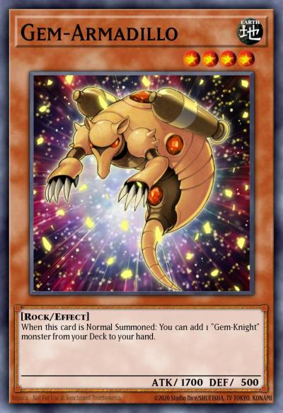 Gem-Armadillo Ultra Rare BLMM-EN108 Battles of Legend Monster Mayhem Yugioh card