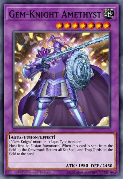 Gem-Knight Amethyst Ultra Rare BLMM-EN141 Battles of Legend Monster Mayhem Yugioh card