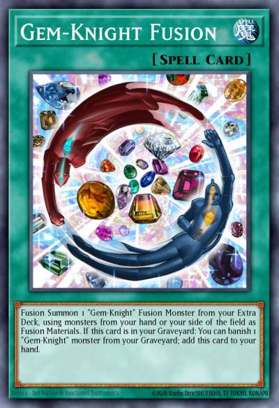 Gem-Knight Fusion Secret Rare BLMM-EN160 Battles of Legend Monster Mayhem Yugioh card