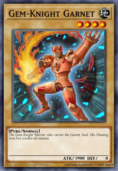 Gem-Knight Garnet Duel Terminal Normal Parallel Rare DT05-EN016 Duel Terminal 5a Yugioh card