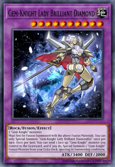 Gem-Knight Lady Brilliant Diamond Secret Rare BLMM-EN145 Battles of Legend Monster Mayhem Yugioh card