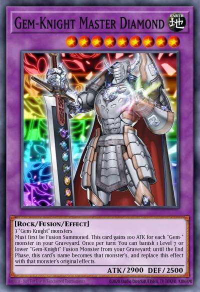 Gem-Knight Master Diamond Ultra Rare BLMM-EN143 Battles of Legend Monster Mayhem Yugioh card