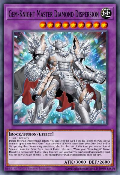 Gem-Knight Master Diamond Dispersion Secret Rare BLMM-EN020 Battles of Legend Monster Mayhem Yugioh card