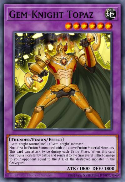 Gem-Knight Topaz Ultra Rare BLMM-EN138 Battles of Legend Monster Mayhem Yugioh card