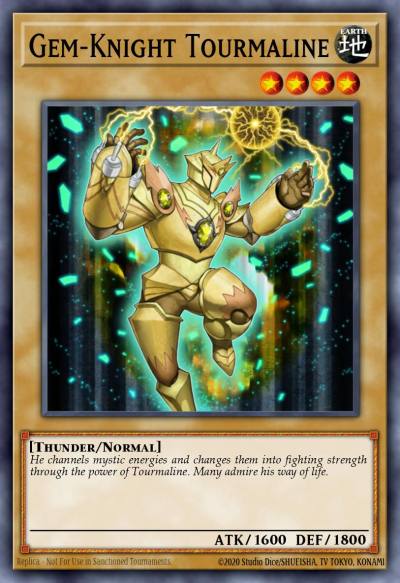 Gem-Knight Tourmaline Duel Terminal Normal Parallel Rare DT05-EN018 Duel Terminal 5a Yugioh card