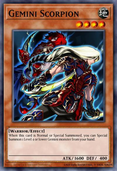 Gemini Scorpion Rare SOVR-EN085 Stardust Overdrive Yugioh card