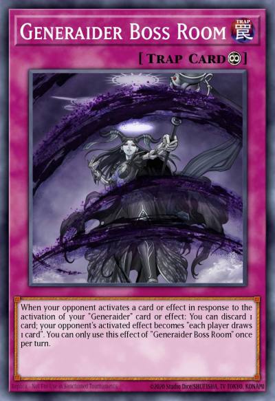 Generaider Boss Room Super Rare MYFI-EN038 Mystic Fighters Yugioh card