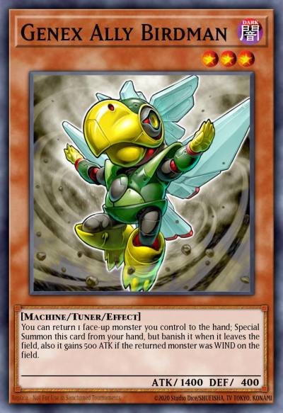Genex Ally Birdman Ultra Rare BLTR-EN057 Battles of Legend Terminal Revenge Yugioh card