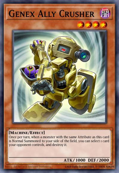 Genex Ally Crusher Duel Terminal Normal Parallel Rare DT04-EN069 Duel Terminal 4 Yugioh card