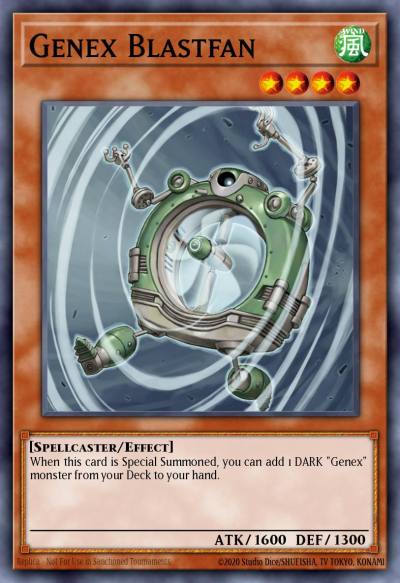 Genex Blastfan Duel Terminal Normal Parallel Rare DT02-EN073 Duel Terminal 2 Yugioh card