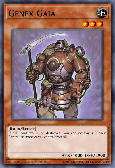 Genex Gaia Duel Terminal Normal Parallel Rare DT02-EN012 Duel Terminal 2 Yugioh card