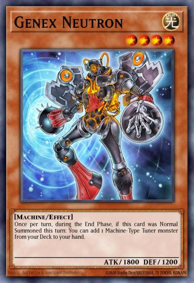 Genex Neutron Super Rare CT09-EN005 Collectible Tins 2012 Wave 1 Yugioh card