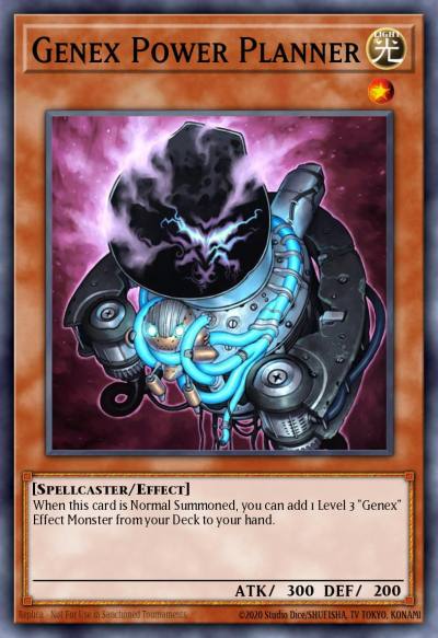 Genex Power Planner Ultra Rare BLTR-EN055 Battles of Legend Terminal Revenge Yugioh card