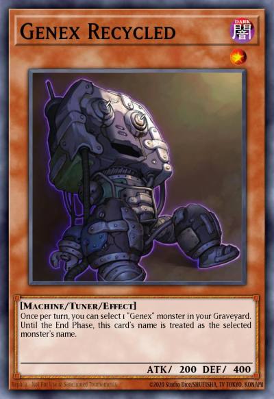 Genex Recycled Duel Terminal Normal Parallel Rare DT02-EN074 Duel Terminal 2 Yugioh card