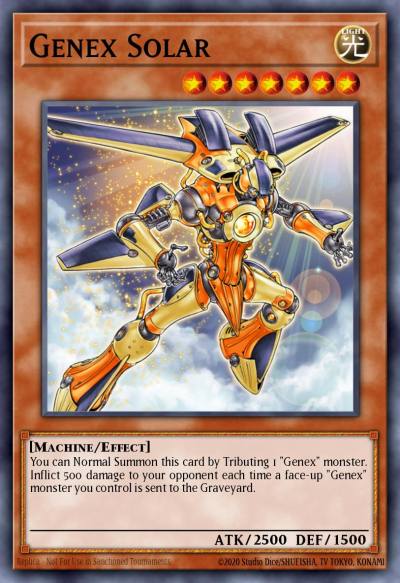 Genex Solar Duel Terminal Super Parallel Rare DT02-EN016 Duel Terminal 2 Yugioh card