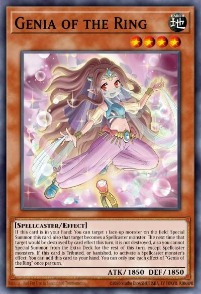 Genia of the Ring Super Rare BLZD-EN085 Blazing Dominion Yugioh card