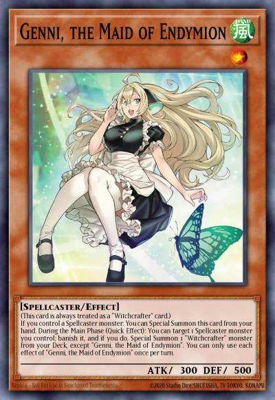 Genni, the Maid of Endymion New BLGG-EN042 Battles of Legend: Glorious Gallery Yugioh card