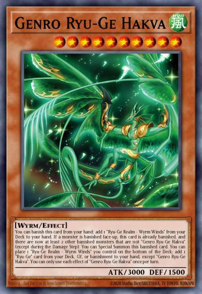 Genro Ryu-Ge Hakva Super Rare CRBR-EN033 Crossover Breakers Yugioh card