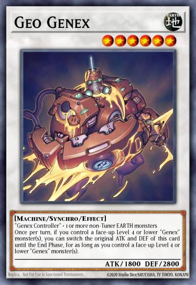 Geo Genex Duel Terminal Super Parallel Rare DT02-EN035 Duel Terminal 2 Yugioh card