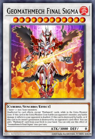Geomathmech Final Sigma Ultra Rare GFP2-EN134 Ghosts From the Past The 2nd Haunting Yugioh card