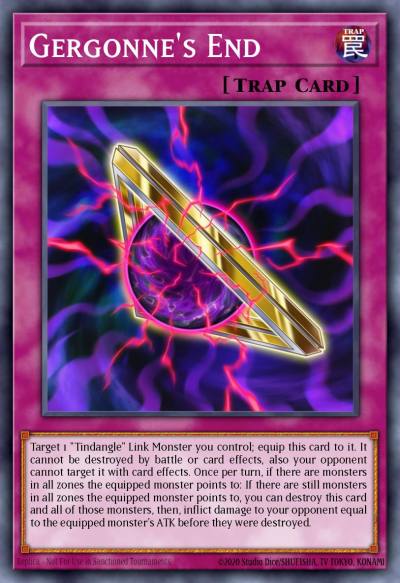 Gergonnes End Common FLOD-EN069 Flames of Destruction Yugioh card