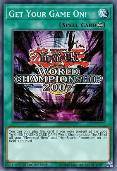 Get Your Game On Common WCPS-EN700 Yu-Gi-Oh! World Championship 2007 prize cards Yugioh card