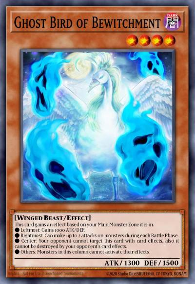 Ghost Bird of Bewitchment Rare MP18-EN190 2018 Mega-Tin Mega Pack Yugioh card