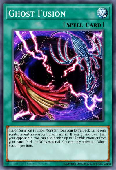 Ghost Fusion Ultra Rare BLMR-EN026 Battles of Legend Monstrous Revenge Yugioh card