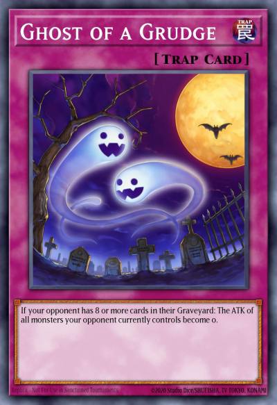 Ghost of a Grudge Gold Secret Rare PGLD-EN029 Premium Gold Yugioh card
