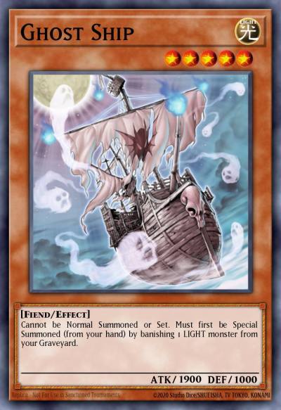 Ghost Ship Rare GENF-EN035 Generation Force Yugioh card